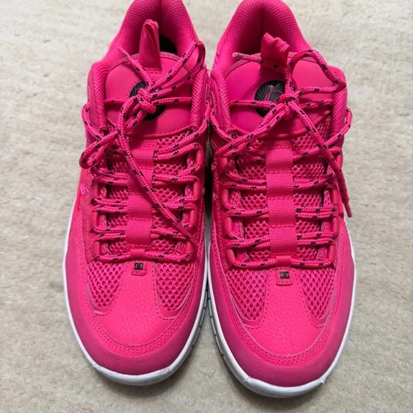 DC Lucien Clarke Pro Skate Shoes Hot Pink Black Men display picture 2